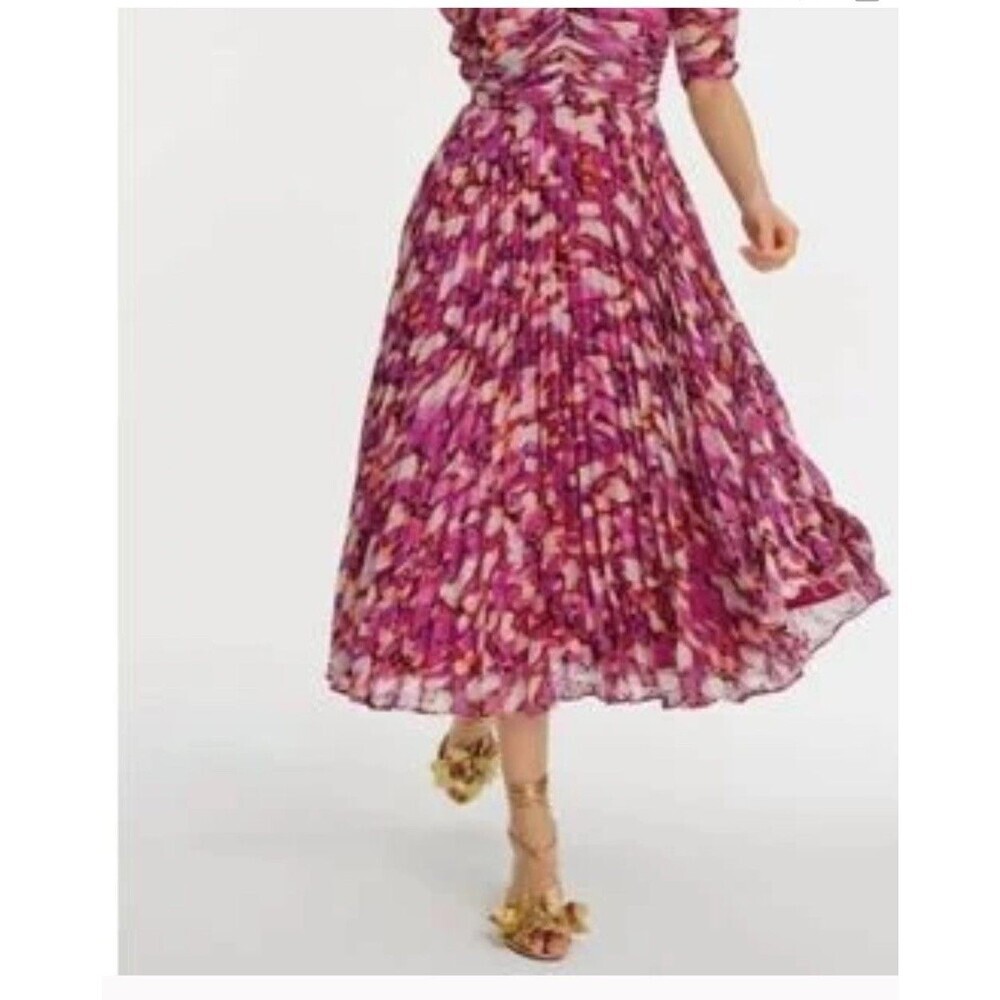 EXQUISE Anthropologie Seersucker Shift dress Floral Size S - Picture 2 of 13